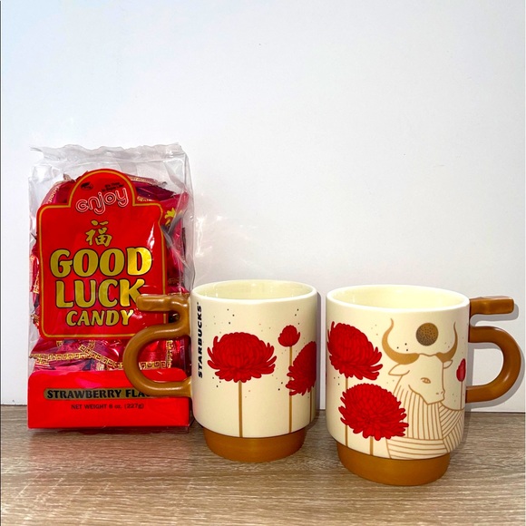 ❤️💮Starbucks year of the ox coffee mug set of 2🌟 - Picture 2 of 3
